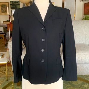 AKRIS Punto Black Wool Jacket Blazer